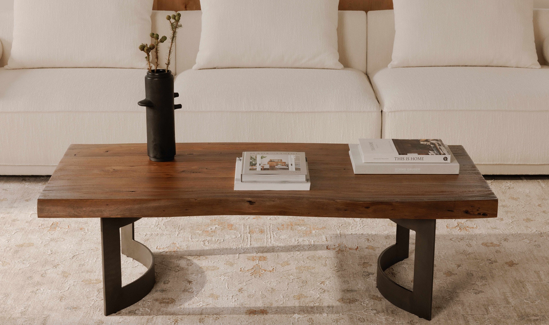 Live edge center table sales